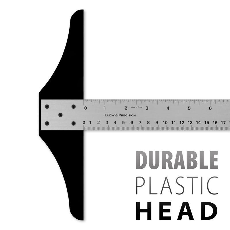 Ludwig Precision Heavy-Duty Aluminum T-Square for Art, Framing & Drafting, 24-inch - Image 4