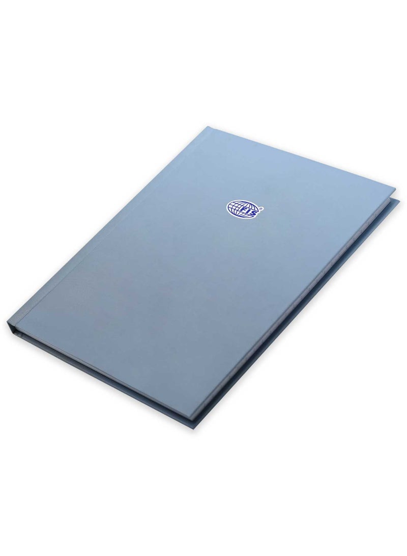 FIS Pack of 5 Hard Cover Notebook A5 Single Line, 100Sheets, Sierra Blue -FSNBA5SL100ASBL - Image 1