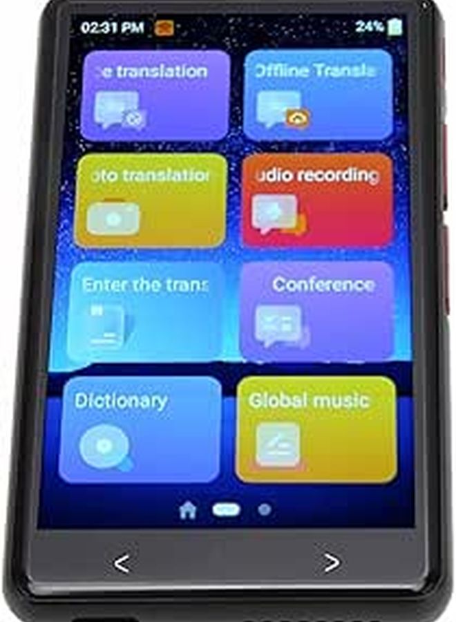 4 Inch Touch Screen Language Translator Device 134 Languages 14 Offline 64GB WiFi Voice Translation for Travel Study 1500mAh Battery - Image 1