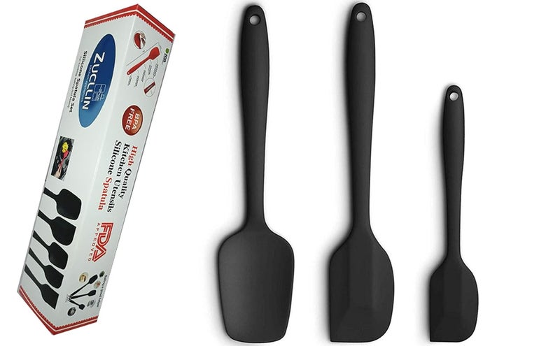 unique enterprise ZUCLLIN Silicone Spatula Set Spatula Silicone Silicone Spatula Spatula Set Non Stick Spatula Silicone Spatula for Cooking Spatula for Non Stick Silicon Spatula Non Stick Spatula SetV33 - Image 1