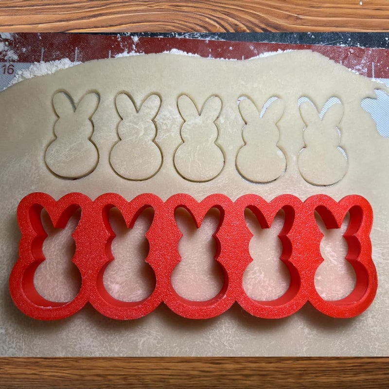 2 inch Easter Bunny Rabbit Cookie Cutter Made in USA by Mighty Gadget 5 bunny