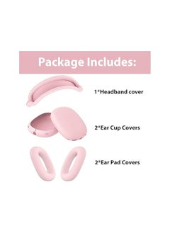 General Case Cover Compatible with AirPods Max, Anti-Scratch Ear Pad Covers/Ear Cups Cover/Headband Cover for AirPods Max, Silicone Shockproof Accessories Cover Protector for AirPods Max  - Image 4