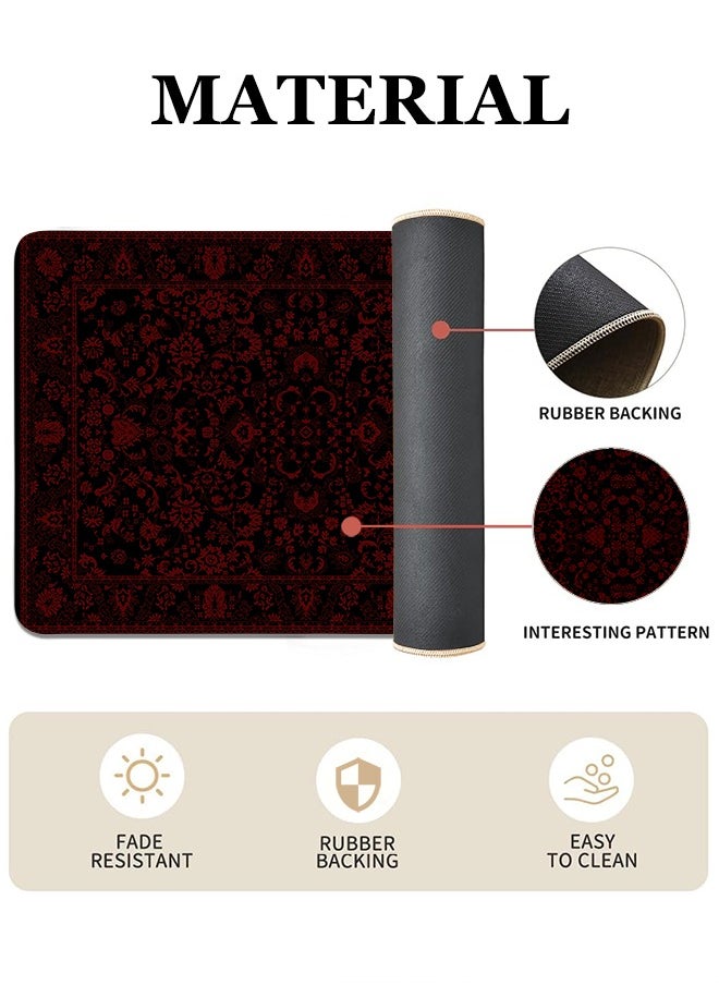 Generic 2 PCS Kitchen Floor Mats Rugs Set, Cushion Floor Carpet, Waterproof, Oil Resistant and Anti-Fatigue PU Standing Mat for Kitchen, Floor, Office, Sink, Laundry 45*75CM+45*120CM  - Image 4