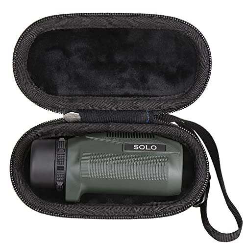 FBLFOBELI Hard EVA Portable Carrying Case Compatible with Vortex Optics Solo Monocular 10x25/for i4SEE EM10-256 Thermal Monocular (Case Only) - Image 1