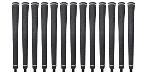 Majek 13 Piece Senior Men's Jumbo OverSize Golf Grips +1/8" Thicker than Standard, Perfect for Large Hands or Arthritic Fingers - Image 1
