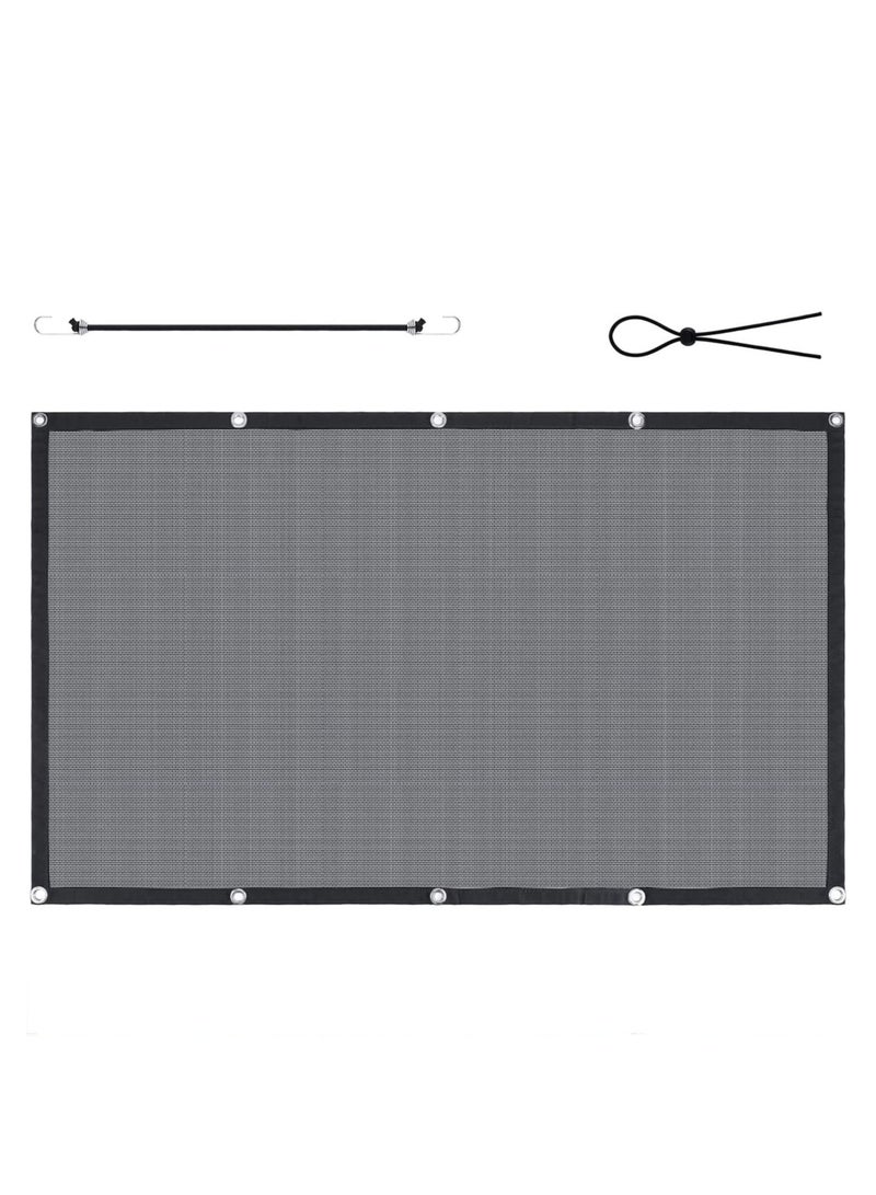 Excefore Car Net for Dogs, Dual Layer Pet Travel Safety Barrier Net for Dogs Easy to Install and Remove, Keep Pet Hair Out of Back Seat, Use for Cars Trucks, SUV  - Image 1