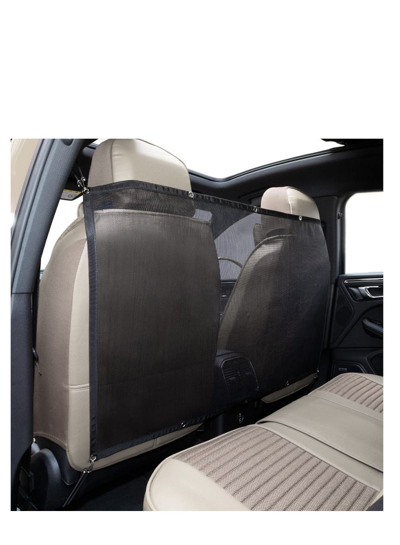 Excefore Car Net for Dogs, Dual Layer Pet Travel Safety Barrier Net for Dogs Easy to Install and Remove, Keep Pet Hair Out of Back Seat, Use for Cars Trucks, SUV  - Image 5