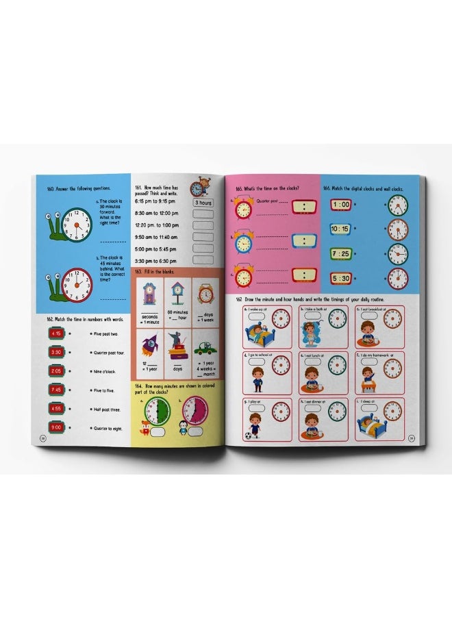 null - Wonder House Books 201 Maths Activity - Fun Activities and Math Exercises For Children: Knowing Numbers, Addition-Subtraction, Fractions, BODMAS - Image 1