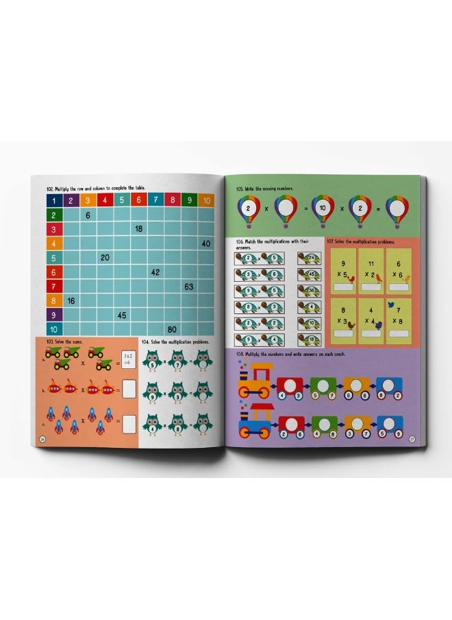 null - Wonder House Books 201 Maths Activity - Fun Activities and Math Exercises For Children: Knowing Numbers, Addition-Subtraction, Fractions, BODMAS - Image 1