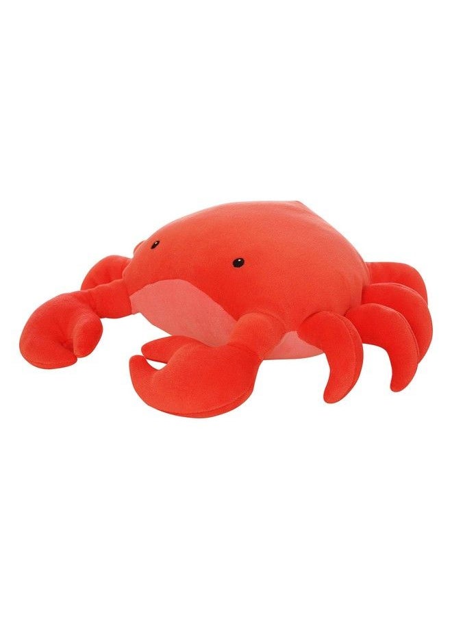 Manhattan Toy - Crabby Abby Velveteen Sea Life Toy Crab Stuffed Animal 12" - Image 1