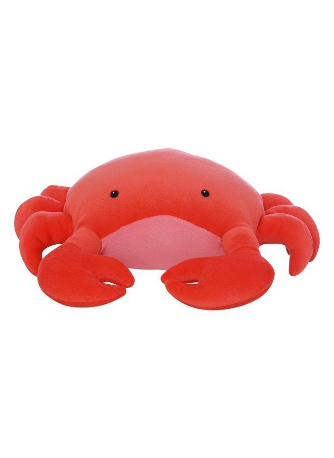 Manhattan Toy - Crabby Abby Velveteen Sea Life Toy Crab Stuffed Animal 12" - Image 1