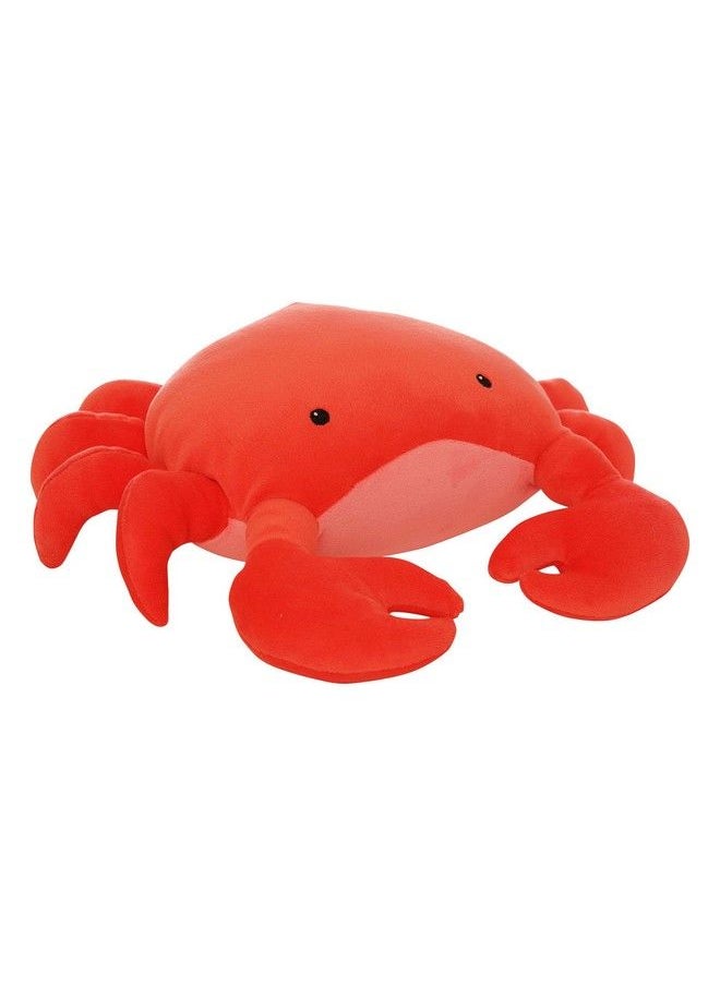 Manhattan Toy - Crabby Abby Velveteen Sea Life Toy Crab Stuffed Animal 12" - Image 1