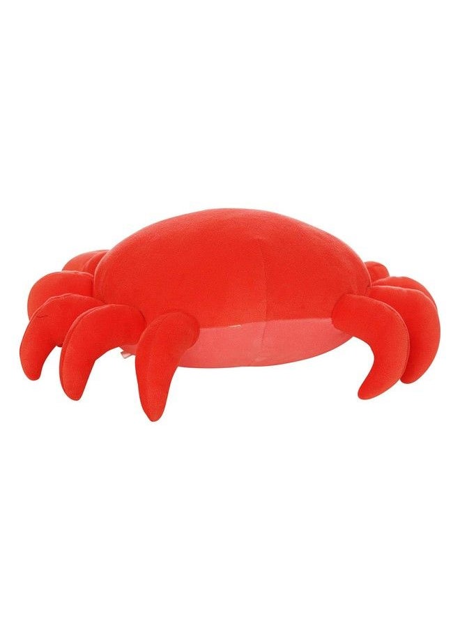 Manhattan Toy - Crabby Abby Velveteen Sea Life Toy Crab Stuffed Animal 12" - Image 1