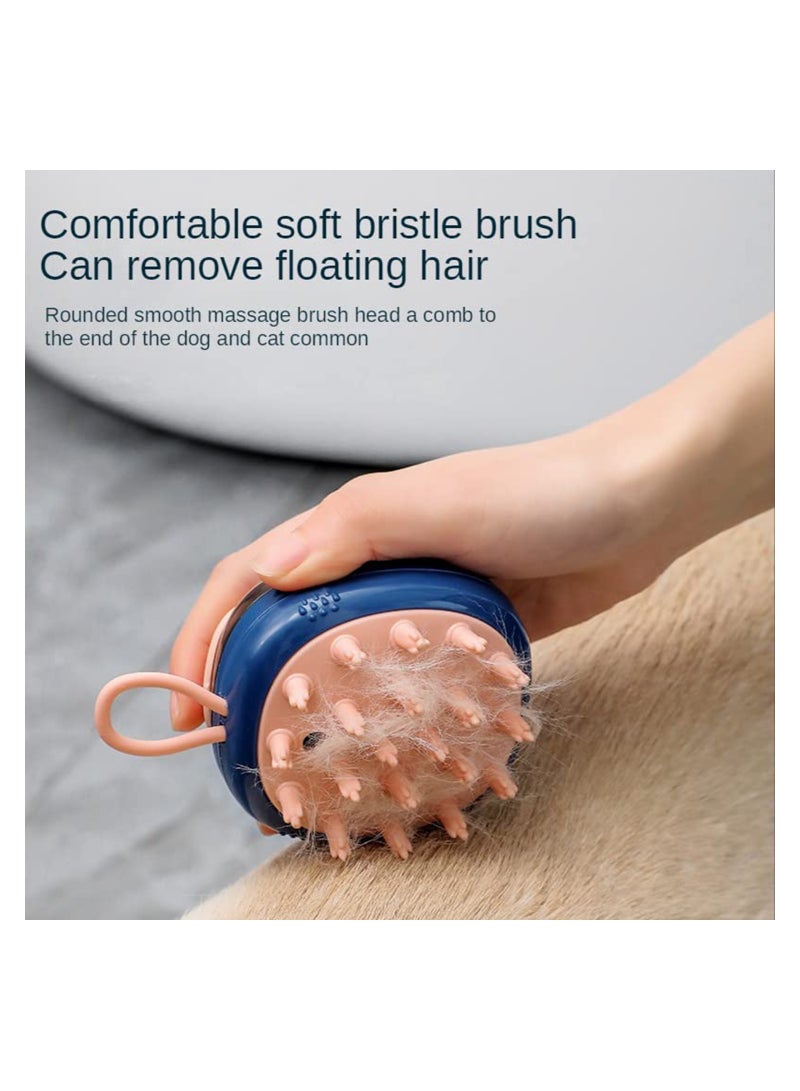 SOLARAE Pet Silicone Shampoo Brush for Long & Short Hair Medium Large Pets Dogs Cats, Anti-Skid Rubber Dog Cat Pet Mouse Grooming Shower Bath Brush Massage Comb - Image 5