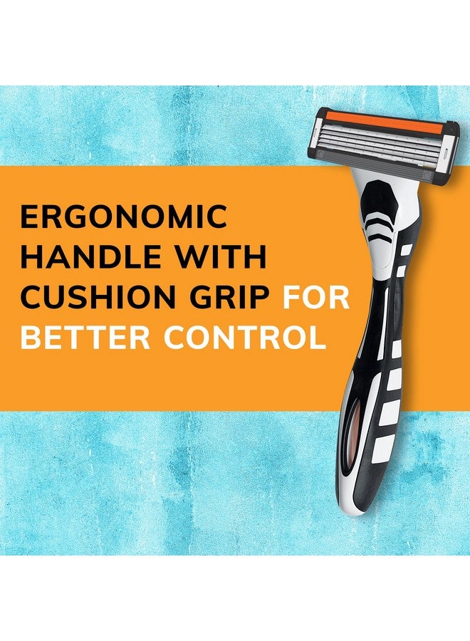 بيك خراطيش إعادة تعبئة ماكينة الحلاقة BIC Flex 5 للرجال، شفرات حلاقة طويلة الشفرات لحلاقة ناعمة ومريحة، 12 خرطوشة إعادة تعبئة - Image 3