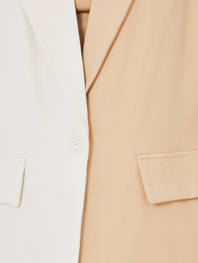 Styli Colorblock Longline Blazer with Flap Detail - Image 4