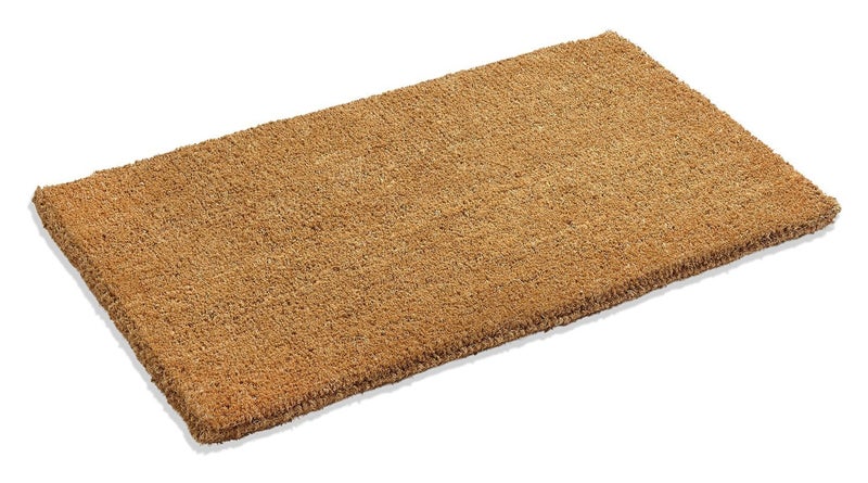 Kempf 1" Thick Natural Woven Coco Coir Doormat, 18" x 30", Heavy-Duty Entrance Mat for Front Door, Entryway & Porch - Image 1