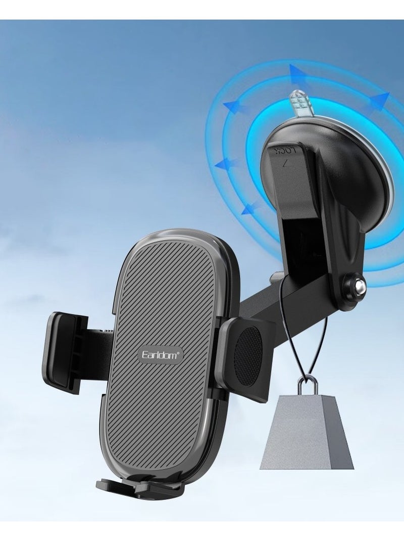 Earldom Suction Cup 360 Degree Rotating Universal Car Holder Mount For Smartphone EARLDOM ET-EH212 - Image 3