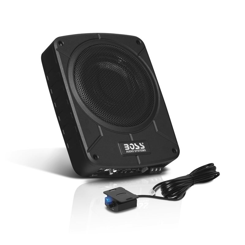 BOSS AUDIO SYSTEMS BOSS Audio Systems BAB8 Amplified Car Subwoofer - 800 Watts Max Power, Low Profile, 8 Inch Subwoofer, Remote Subwoofer Control, Great for Vehicles That Need Bass But Have Limited Space  - Image 1