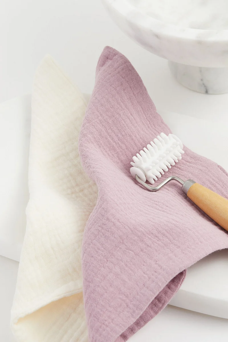 H&M 2-pack cotton muslin facial cleansing towels