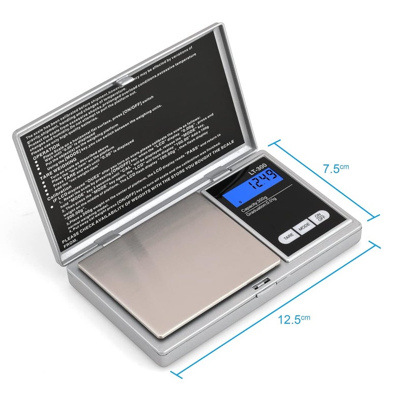Ace Multipurpose Pocket type Electronic Digital Weighing scale for Jewellery Ornaments Business purpose Capacity 500gm 10mg - Image 4