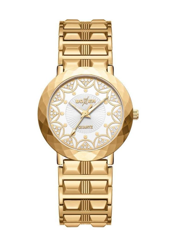 بوكسر ساعة بوكسر BX-073-7 للسيدات - تصميم تناظري أنيق، حزام من الفولاذ المقاوم للصدأ، ساعة مقاومة للماء - Image 2