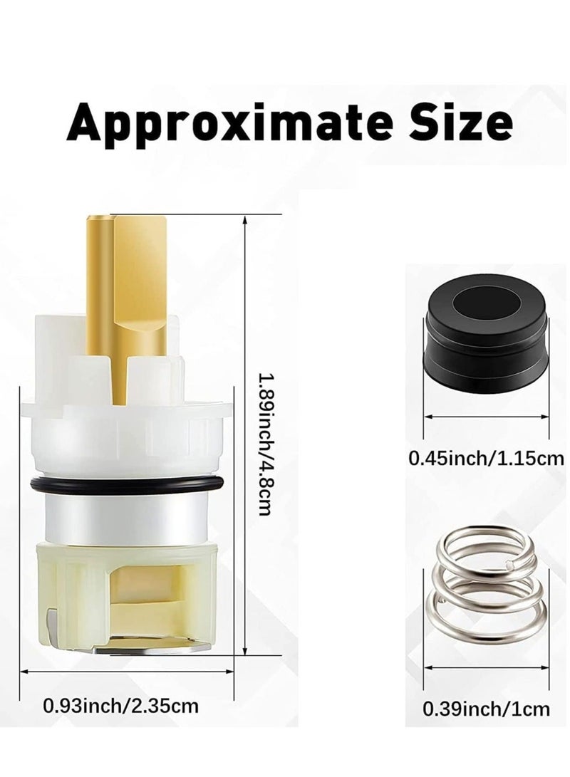 كابتن تيك RP25513 استبدال جذع الصنبور لمجموعة إصلاح الصنبور مع مقعد ونابض RP4993 لمجموعة إصلاح صنبور المطبخ (قطعتان) - Image 2