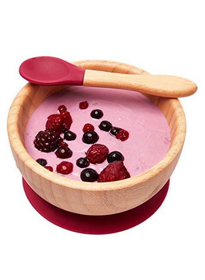 Youkoo kitchen Baby Toddler Stay Put Dish, Kids Suction Plate & Bowl, Bamboo Cute Dinnerware (Blue Set) - Image 5