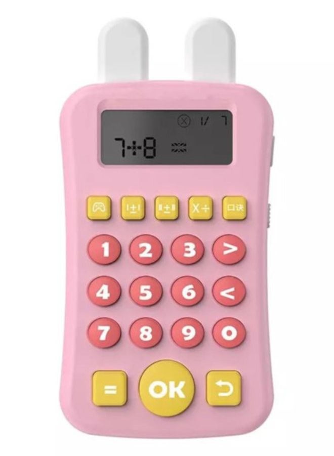 حاسبة التعلم والممارسة الحسابية الإلكترونية للأطفال للأطفال ، لعبة حاسبة ذكية سهلة لتعلم الرياضيات - Image 1