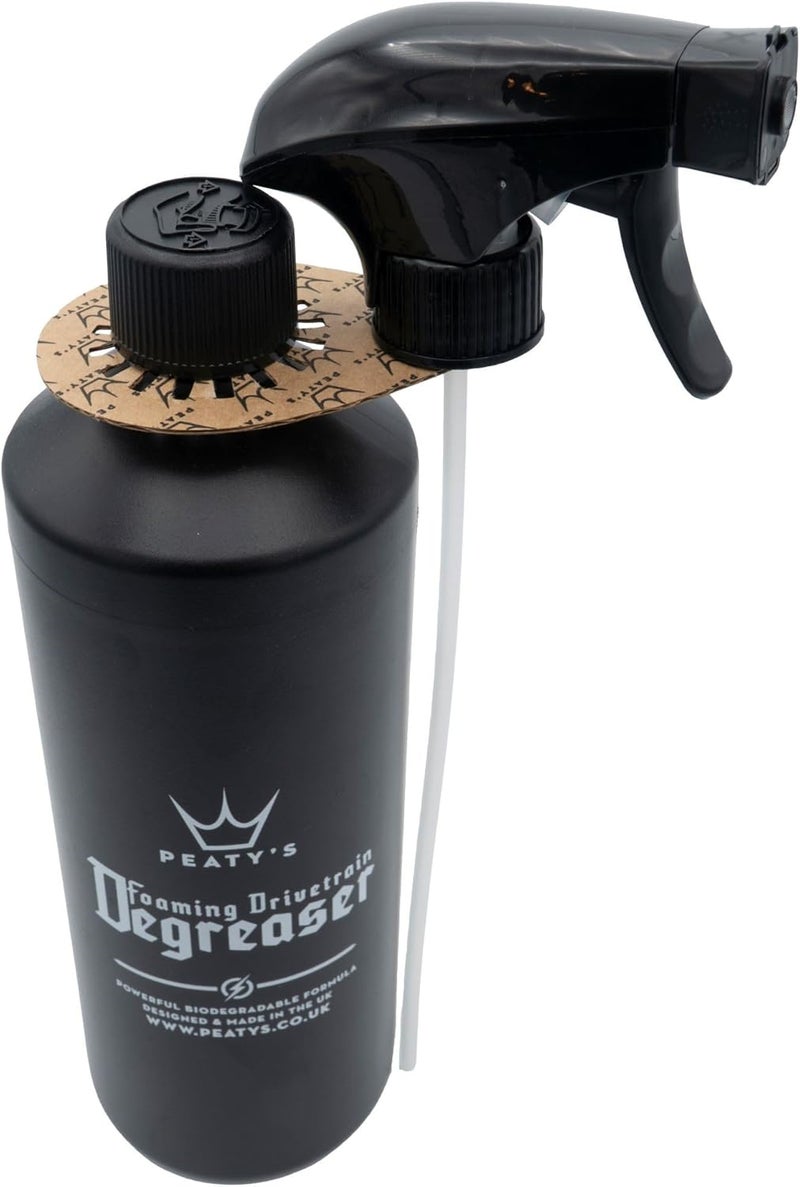 Foaming Drivetrain Degreaser- High Strength Biodegradable Bicycle Cassette and Chain Cleaner, 500ml / 16.9 oz