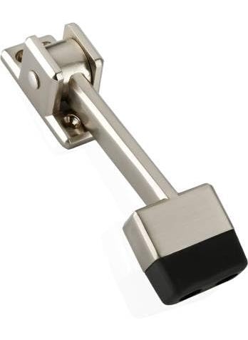 Link Link Hefty 5 Inch Door Stopper for Single and Double Doors Satin Pack of 1  - Image 1