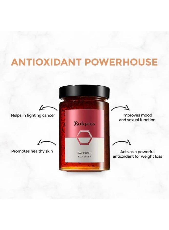 Balqees Saffron Fusion Honey - Image 1