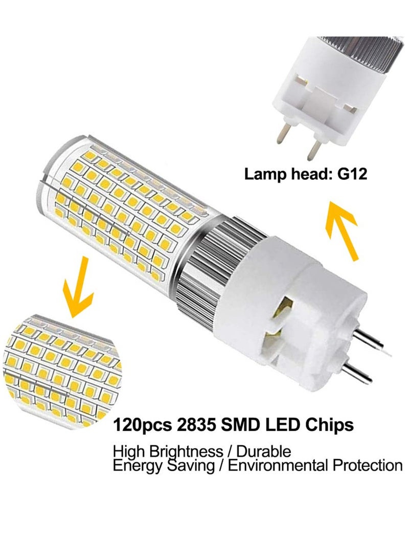 لمبة ذرة LED بقوة 16 واط، تعادل 150 واط، 6000 كلفن ضوء أبيض بارد، 1600 لومن، مثالية للمنزل، المرآب والمستودع، عبوة 2 - Image 2