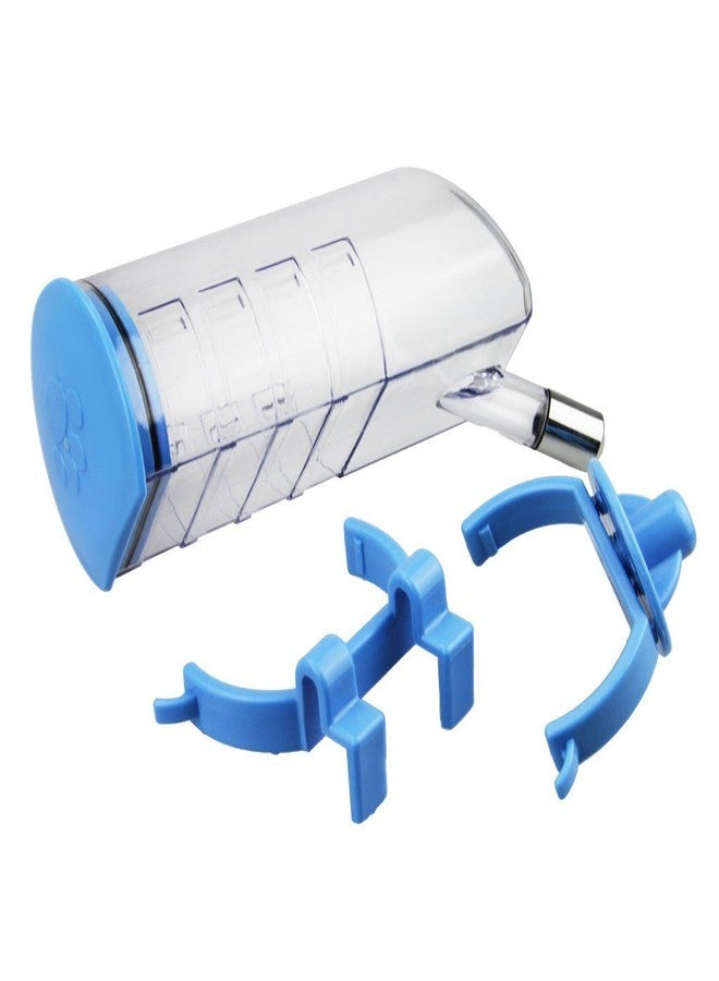 BXT Automatic Pet Water Bottle for Dogs Cats Rabbits Ferrets, 13.5 oz Capacity Rear-Filling Water Feeder Hanging No-Drip Water Drinking Holder- Keep Your Pet Hydrated (Blue) - Image 5