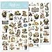 CATaireen Easter Rub On Transfers for Adults Crafts on Paper Wood Fabric Spring Press Stickers Farm Butterfly Floral Fairy Bunny Eggs Elements Decal Easter B - Image 2