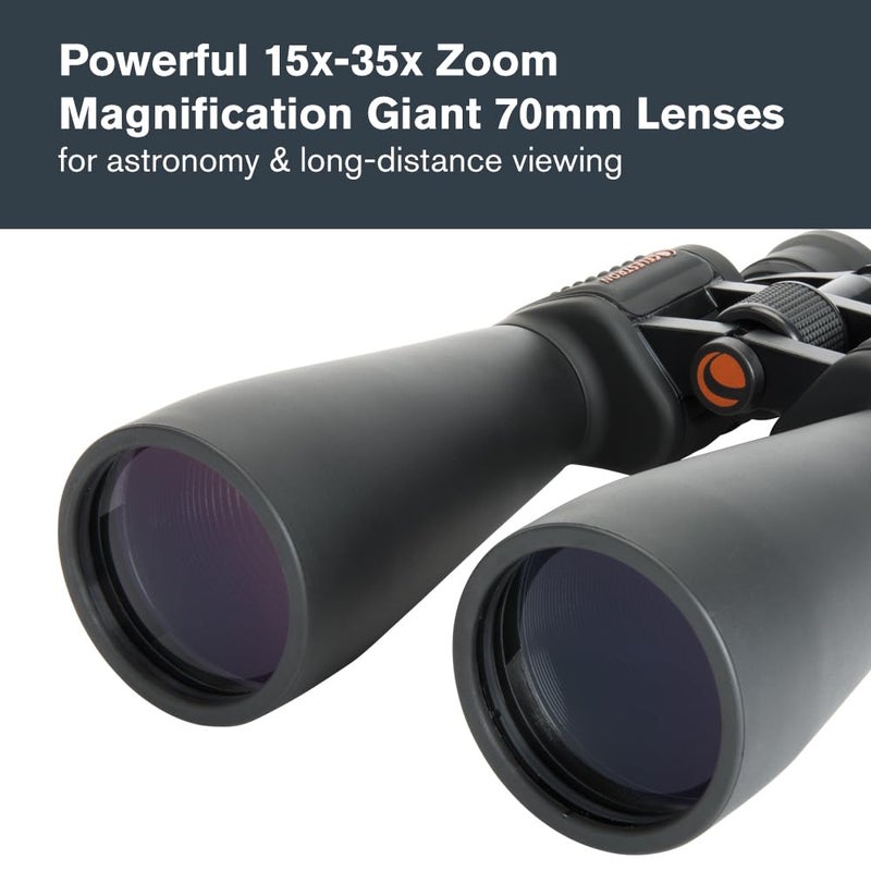 Celestron SkyMaster 15-35x70 Zoom Binoculars â€“ Powerful Long-Range Binoculars for Astronomy & Outdoor Use â€“ High Magnification up to 35x â€“ Includes Tripod Adapter & Case - Image 3