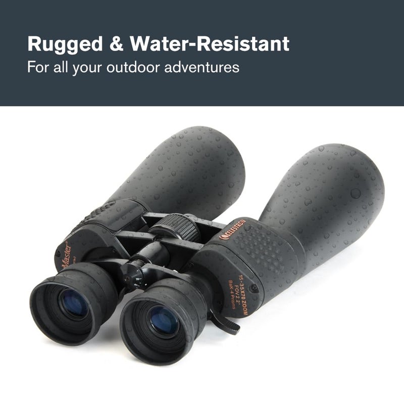Celestron SkyMaster 15-35x70 Zoom Binoculars â€“ Powerful Long-Range Binoculars for Astronomy & Outdoor Use â€“ High Magnification up to 35x â€“ Includes Tripod Adapter & Case - Image 5