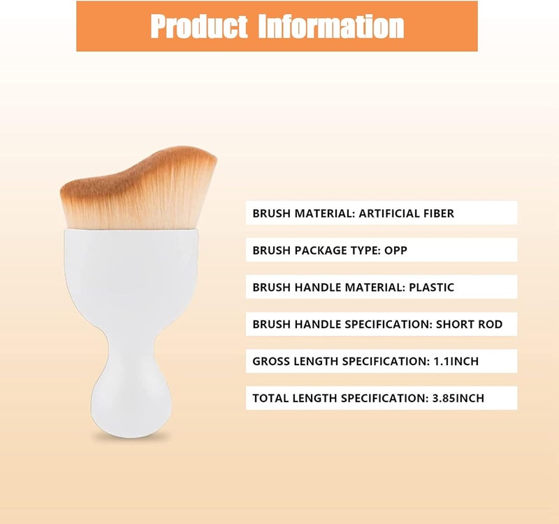 NGHEY 1 PC Car Interior Dust Brush, Auto Scratch Free Detailing Brush, Soft Car Interior Cleaning Brush Auto Accessories for Automotive Dashboard, Air Conditioner Vents, Computer (White) - Image 3