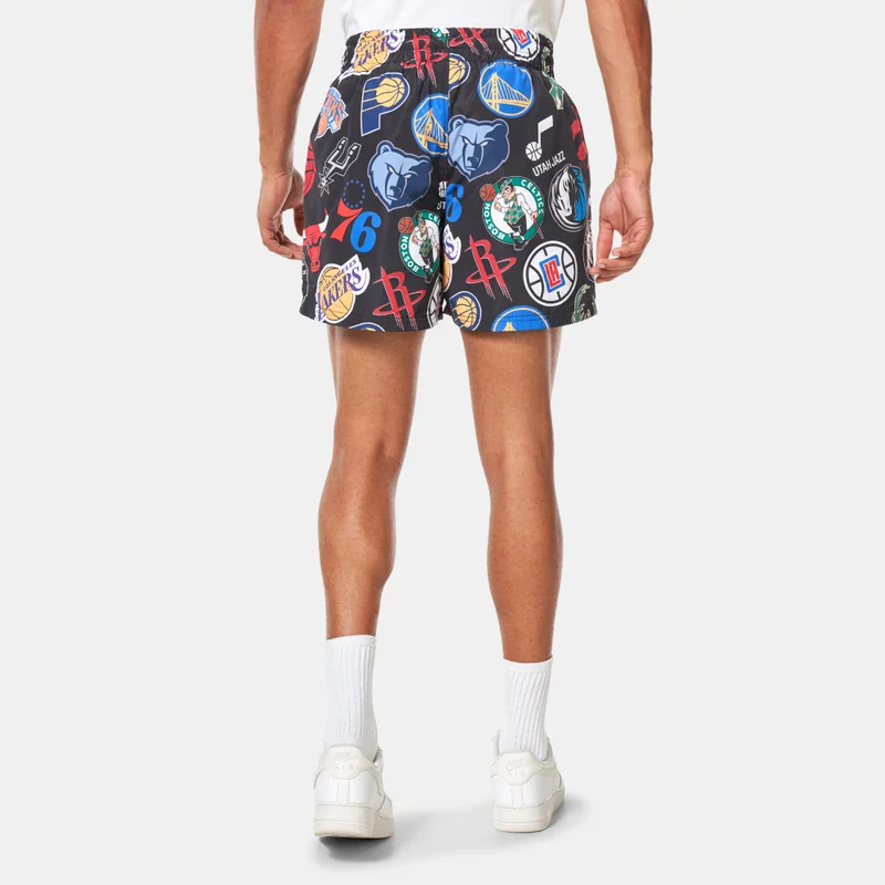 NEW ERA Men's NBA All Over Print Shorts