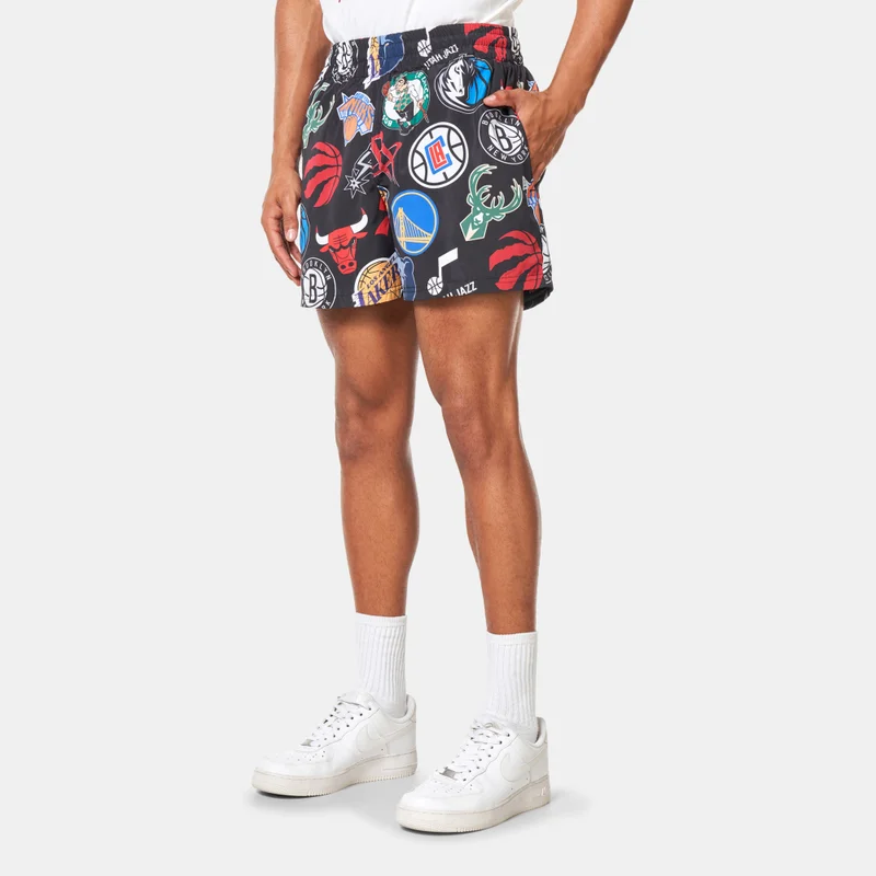 NEW ERA Men's NBA All Over Print Shorts