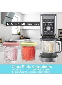 Ninja Creami Deluxe Ice Cream Cup Powder lid jar [opp packaging]]