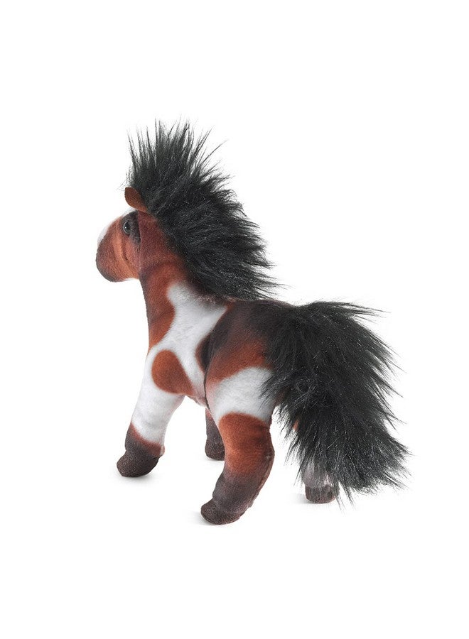 Folkmanis Mini Horse Finger Puppet,Brown; Black; White - Image 3