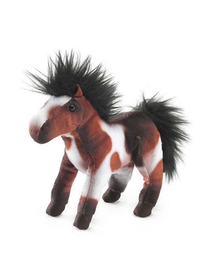 Folkmanis Mini Horse Finger Puppet,Brown; Black; White - Image 2