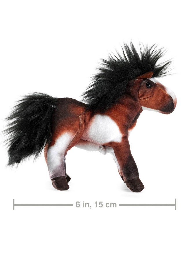Folkmanis Mini Horse Finger Puppet,Brown; Black; White - Image 5