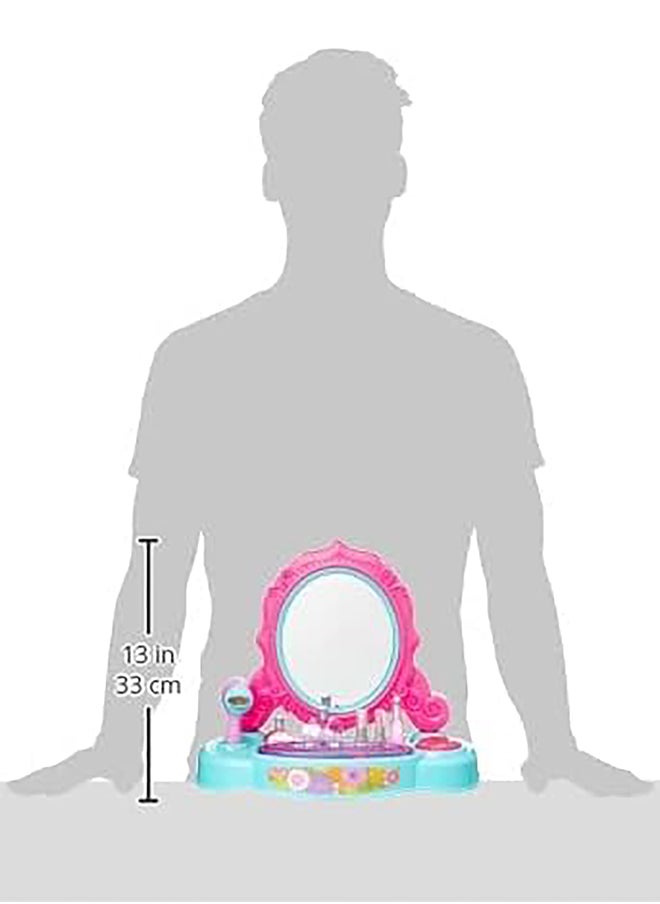 PLAYGO PlayGo My Little Vanity Corner Set | 14-Piece Glamorous Vanity Play Set for Kids  - Image 3