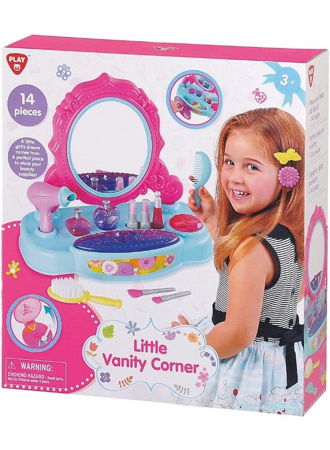 PLAYGO My Little Vanity Corner Set | 14-Piece Glamorous Vanity Play Set For Kids - Image 2
