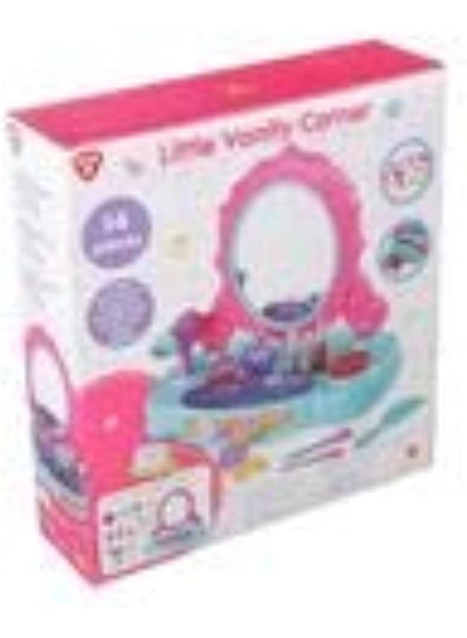 PLAYGO My Little Vanity Corner Set | 14-Piece Glamorous Vanity Play Set For Kids - Image 4