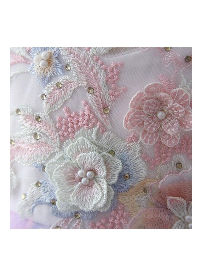 NIBEMINENT Princess Party Dress With Headband 120cm - Image 5