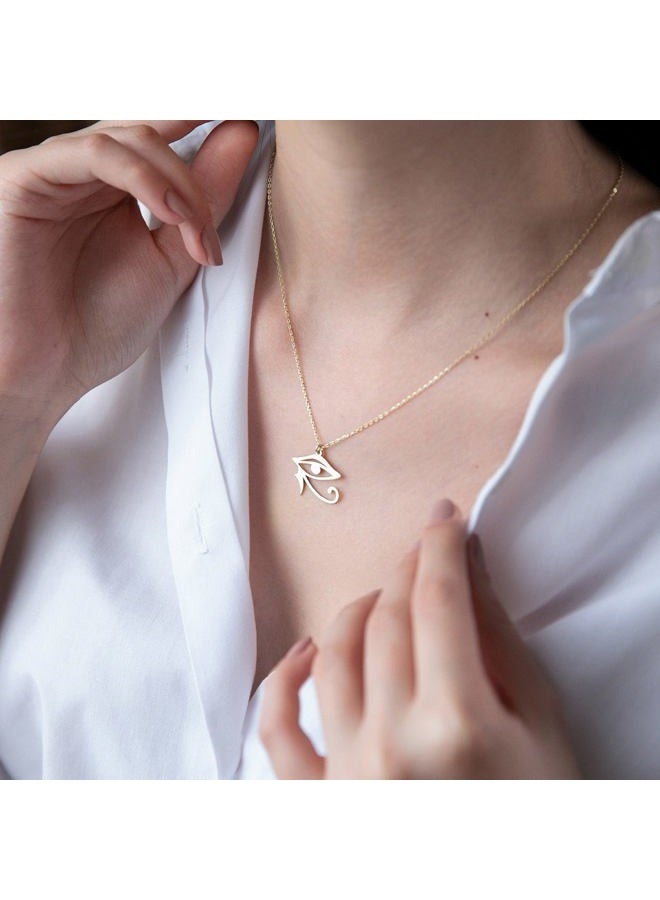 Pencros Dainty Pendant Necklace,18K Gold Plated Pumpkin Ghost Hammered Coin Delicate Chain Minimalist Simple Halloween Jewelry Friend's Gift - Image 3
