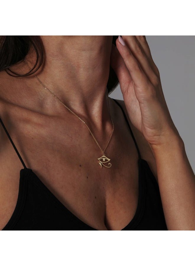 Pencros Dainty Pendant Necklace,18K Gold Plated Pumpkin Ghost Hammered Coin Delicate Chain Minimalist Simple Halloween Jewelry Friend's Gift - Image 4